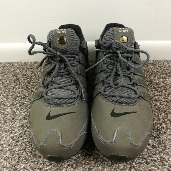 Nike Shox NZ Metal Grey Men\'s Size 10.5 Shoe Sneakers 378341-059